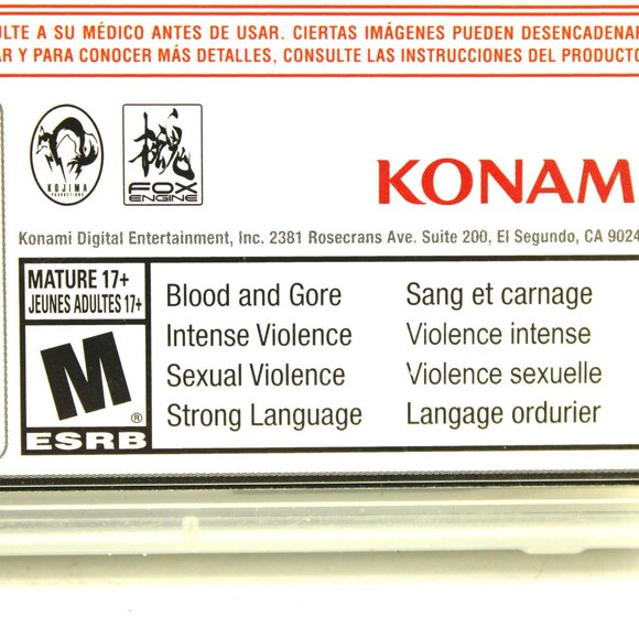 METAL GEAR SOLD V GROUND ZEROES (SONY PLAYSTATION 3 2014) PS3 GAME & CASE TESTED - Picture 4 of 7